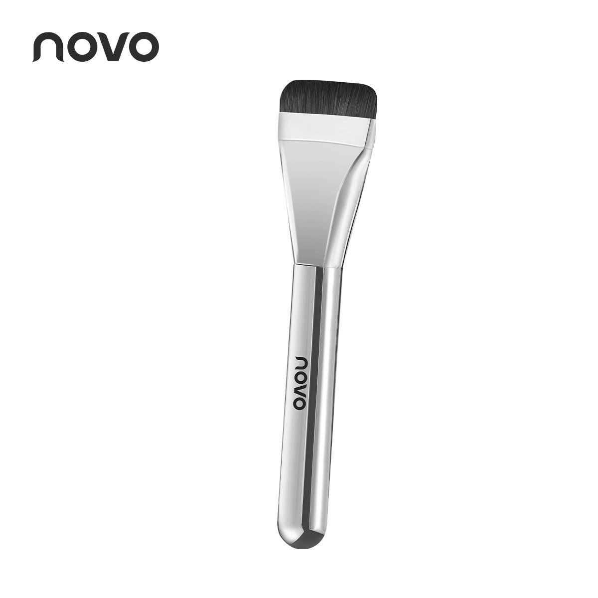Foundation Brush (NOVO) no-trace flat paddle, dense bristles for even coverage