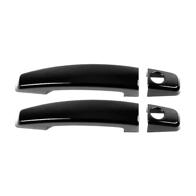 Handle Decoration Sticker Door – Other Automotive Exterior Supplies - two-double-hole-bright-black