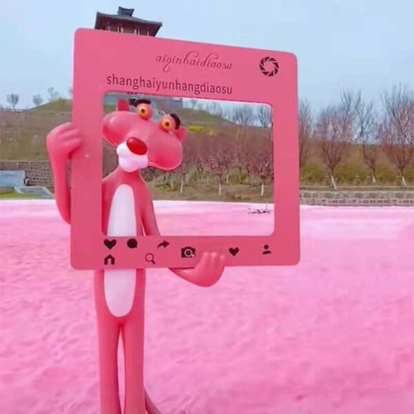 fuchsia beach coloured sand