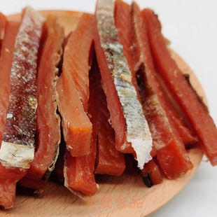 Dog Snacks, Cat Snacks, Salmon Meat Strips, Hair Gills, Fattening Nutrition Products, Hair Beauty, General Training Rewards for Dogs and Cats
