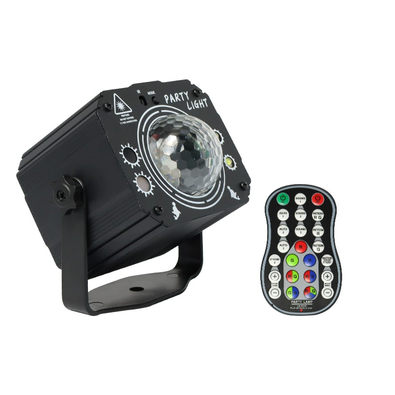  stage laser magic ball light small four-in-one 64 pattern projection atmosphere rotating party DJ disco ktv bar