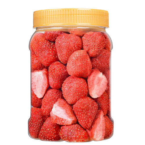 Supply strawberry dry 250g whole freeze-dried strawberry crisp dried fruit preserve snack food wholesale