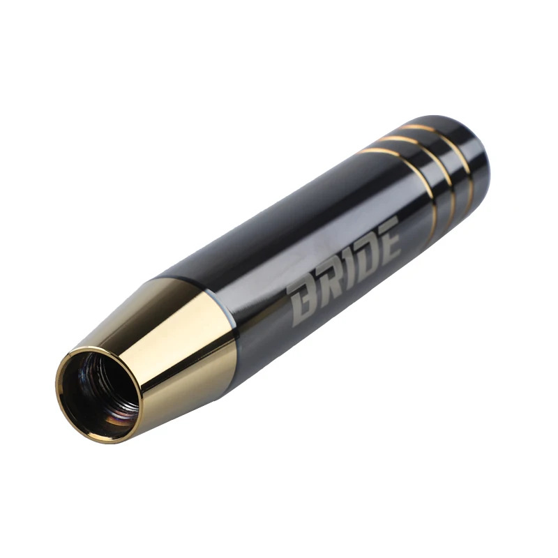 Universal Modified NOS Bride Black Gold Shift Knob
