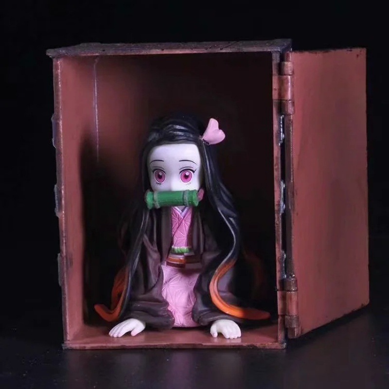 大模型 鬼滅の刃 竈門弥豆子 箱出し名シーン フィギュア アニメ周辺モデル オーナメント|undefined