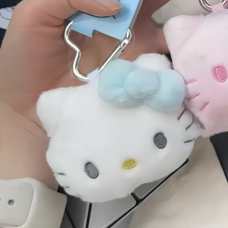 かわいいぬいぐるみ漫画 kt 猫ペンダントスクールバッグバッグペンダント人形人形キーホルダー多用途友人へのギフト|undefined