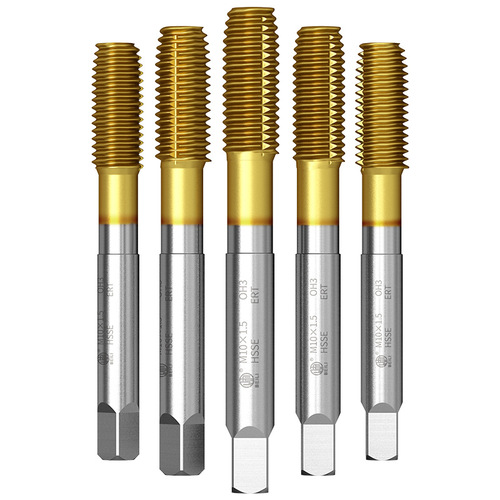 Titanium-plated extrusion tap Cobalt-containing machine extrusion tap stainless steel wire tapping M3M4M5M6M8M10M12