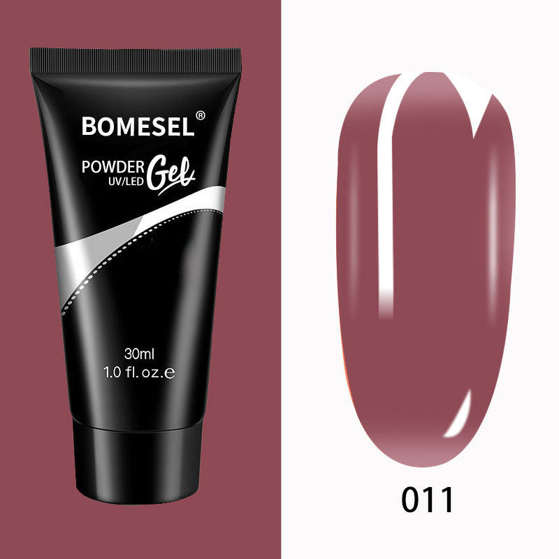 Pegamento para extensión de uñas, bandeja sólida sin papel, extensión rápida, modelo de cristal, fototerapia de uñas, pegamento de cristal, 30ML, venta al por mayor