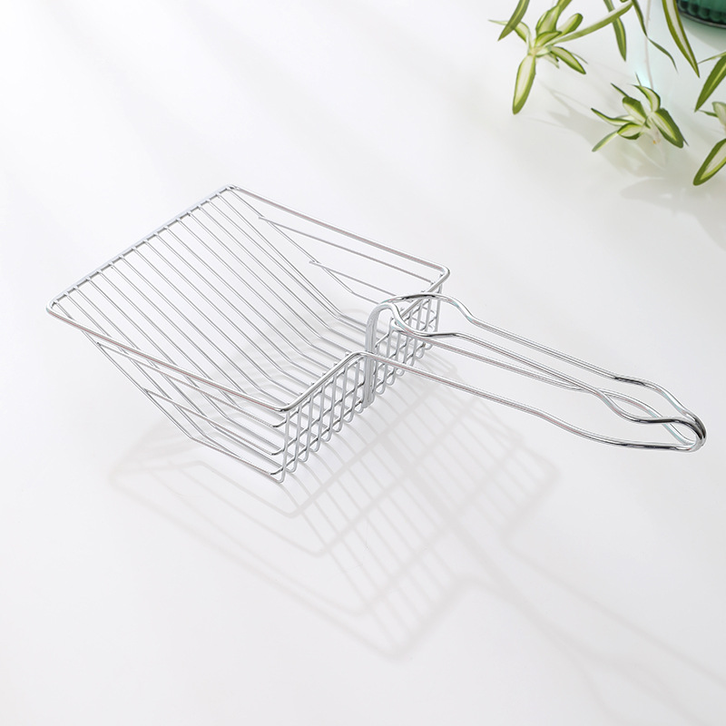 Havo Metal Cat Litter Scoop Large Stainless Steel Cat Litter Scoop Cat Alloy Cleaning Shovel Filter Cat Feces Pet Supplies