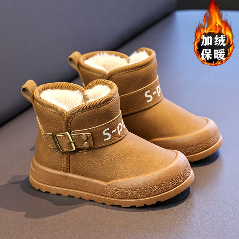 Winter boots for boys, children's warm shoes