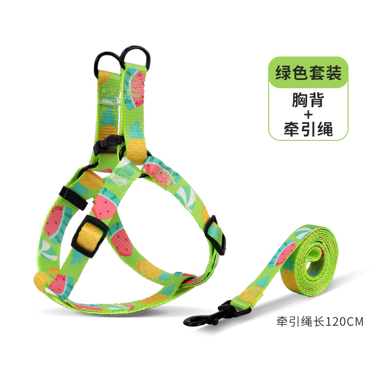 Cuerda de tracción para mascotas, tipo correa ajustable, cuerda para pasear al perro, descarga a prueba de explosiones, anti-liberación, pecho y espalda, suministros para mascotas