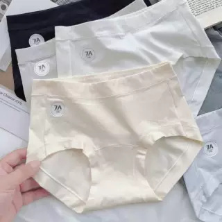 Full Pants 7A Bacteriostatic Cotton Panties Women's Comfortable Elastic Waist Hip Wrappa Mid Waist Cotton Crotch Briefs Hip