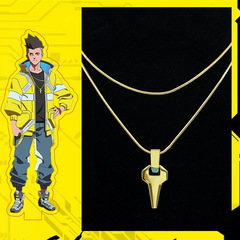 Cyberpunk Edge Walker Runner cosplay David anime David style cross necklace pendant