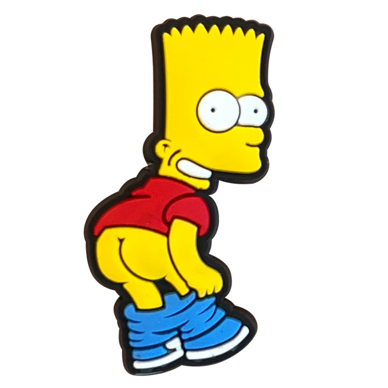 Подвески для обуви (серия Simpsons) Кроки-жиботы, одна подвеска для обуви, 18 вариантов цвета