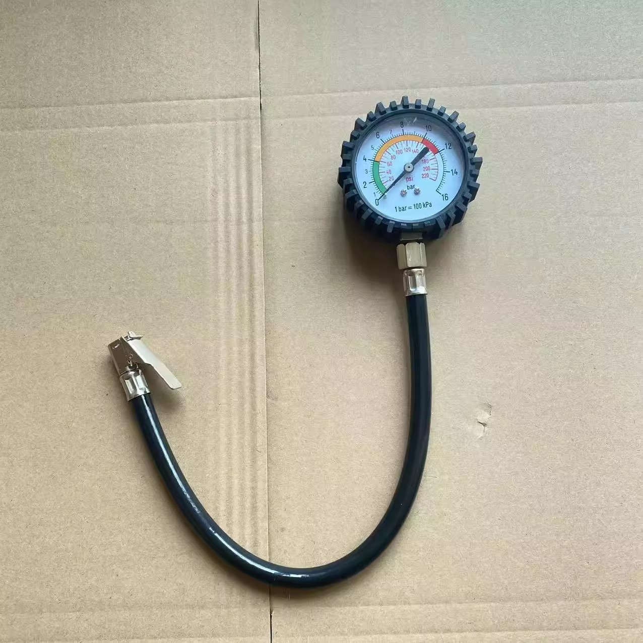 Shock-Proof Car Tire Pressure Gauge, Tire Pressure Oil Gauge, Air Pressure Monitor, Special Tool for Large Truck Air Pressure Detection