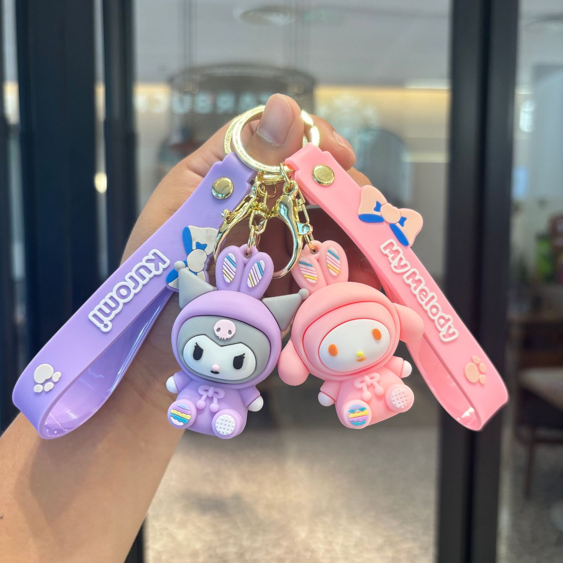 Coulomi muñeca regalo joyería muñeca Sanrio llavero bolso colgante muñeca colgante llavero llavero al por mayor