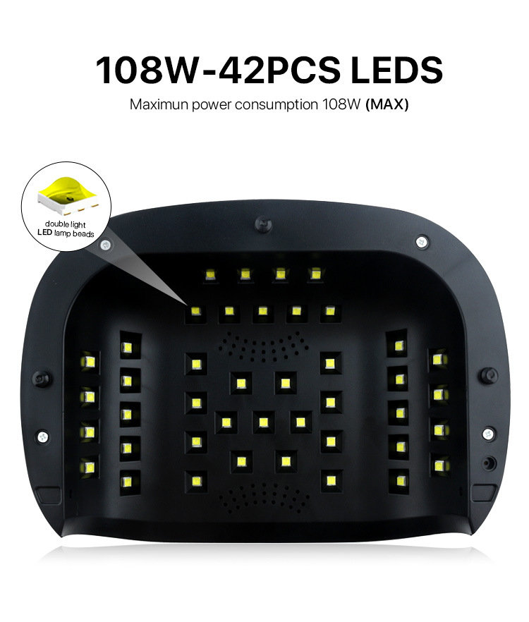 SUN H5PLUS Jel Oje için UV Lambası, Hızlı Kuruyan Tırnak Kürleme Jeli, Tırnak Sanatı Makinesi.