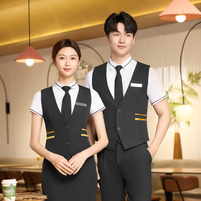 Men's and Women's Billiards Competition-Specific Cashier Ktv Waiter Work Uniform Billiard Hall Club Vest Set Men's and Women's Billiards Competition-Specific Cashier Ktv Waiter Work Uniform Billiard Hall Club Vest Set