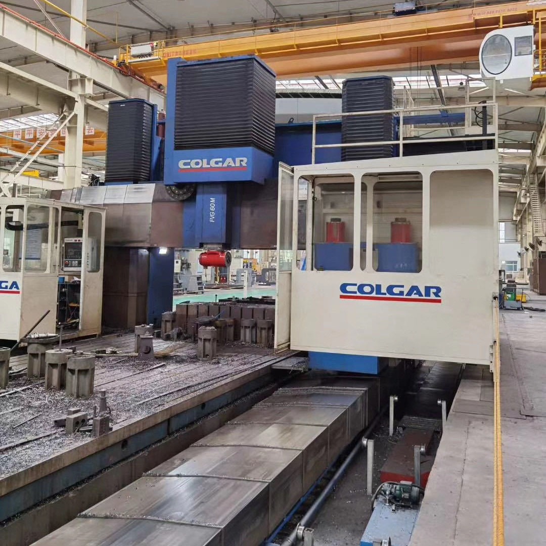 出售二手4.7x20米意大利高嘉龙门五面加 工中心