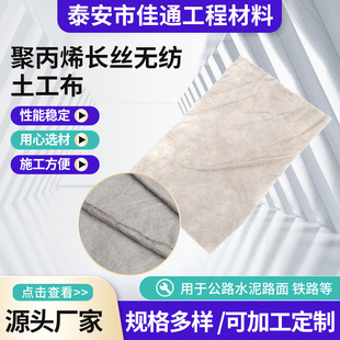 Polypropylene Filament Needle-Punched Geotextile for Road Maintenance, Polypropylene Anti-Cracking Base Fabric, Custom Polypropylene Geotextile