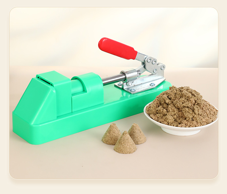 Semi-Automatic Moxa Cone Press Mold Resin Ai Tiao Tool for Moxibustion Cones details