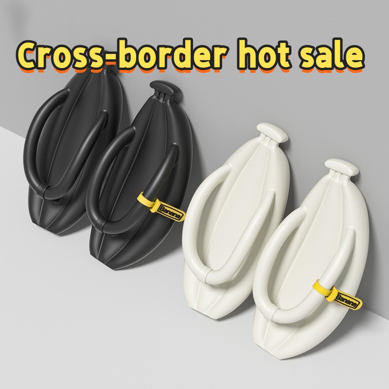 2023 nuevo estilo zapatillas caca sensación verano zapatillas al aire libre caca de las mujeres sensación de fondo grueso zapatillas Eva desodorante antideslizante