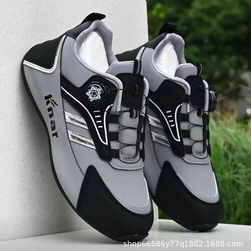 Men's Casual Shoes Spring and Autumn New PU Ultra Lightweight Running Shoes Dad's Same Style Bean Pod Shoes Student Shoes