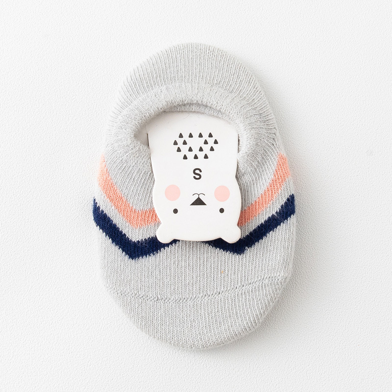 2022 calcetines de bebé primavera y verano niños y niñas rayas barco Calcetines algodón NIÑOS Calcetines invisibles bebé niño Calcetines antideslizantes