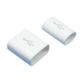 数据线USB外壳数据线外壳TYPE-C-11F塑料外壳椭圆USB塑胶外壳制品