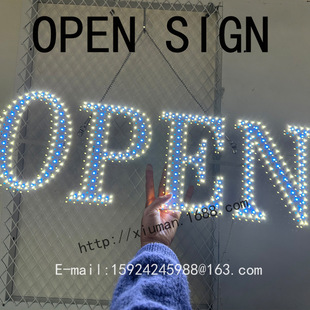LED OPEN SIGN Amazon US export Light board products LED OPEN light Board cross border Billboard