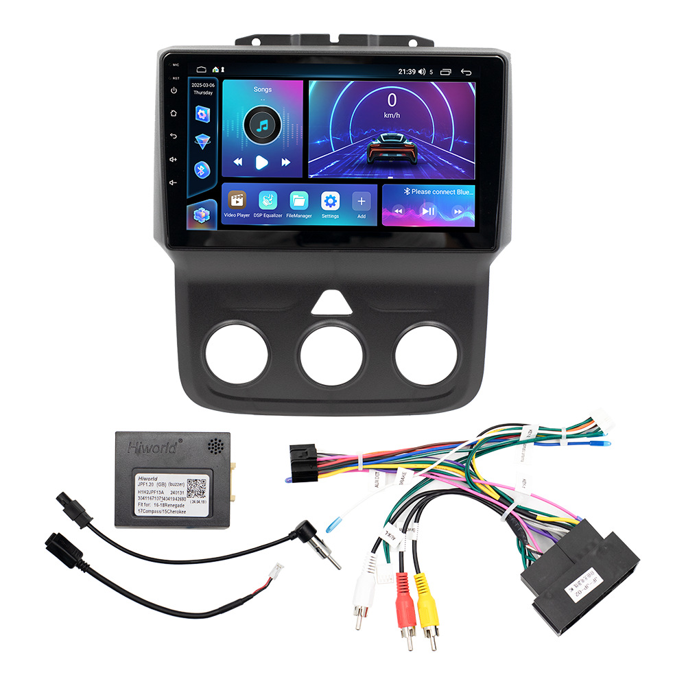 Aplicable a 13 - 19 tipos de vehículo de navegación en coche de Android de Dodge Ram Fang Yitong de cuatro núcleos / ocho núcleos