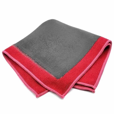 Car Cleaning Gloves for Removing — Car cleaning tools - striped-mud-cloth-red