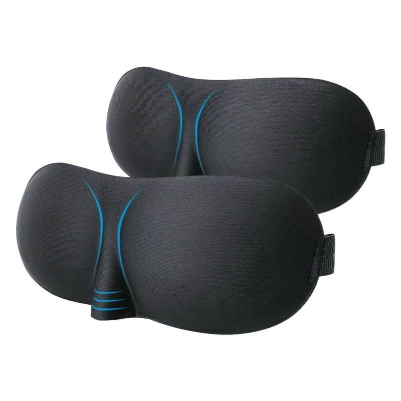 Amazon 3D маска для глаз губка ткань затенение защита глаз Путешествия Воздушный сон мужчины и женщины маска для глаз индивидуальный логотип