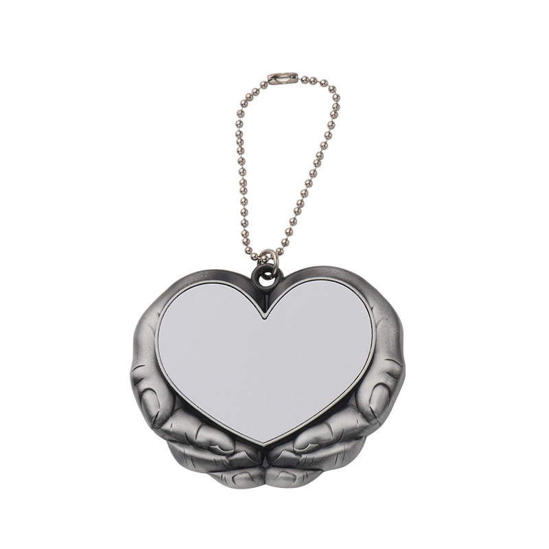 Heat Transfer Blank Angel Wings Holding Heart Pendant European and American Car Accessories Cross-Border Amazon Hot Seller