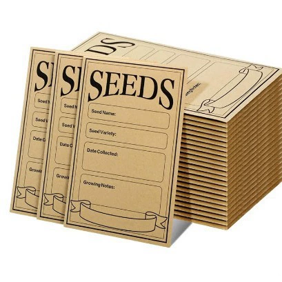 Внешняя торговля горячая желтая крафт-бумага самоклеящийся конверт может писать наличные чековые карты конверт для хранения семян монет