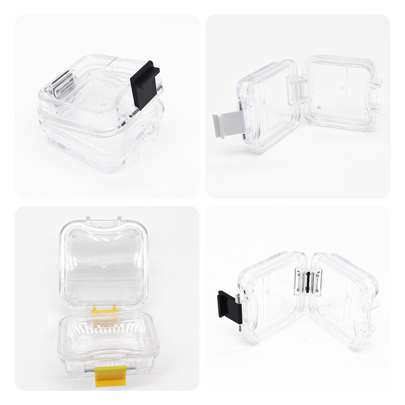 Caja dental autoadhesiva Jinguang con película, caja transparente con película, caja dental con película interior, caja dental para implantes, caja dental con película.