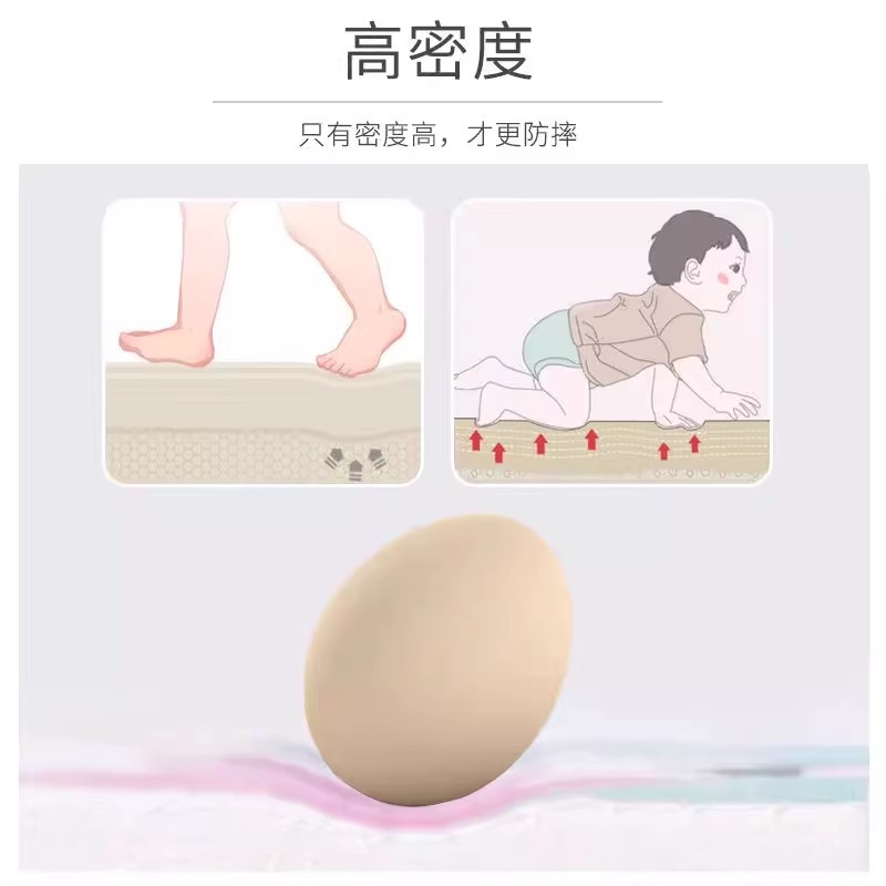 Almohadilla para gatear para bebés Almohadilla para gatear para bebés engrosada para niños, sala de estar en casa, no tóxica e insípida, alfombra de espuma para niños entera image 3
