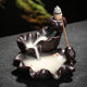 New creative backflow incense burner small household indoor flow smoke ornamental ornaments incense sandalwood Zen aromatherapy