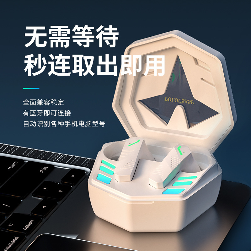 BluetoothイヤホンTWS電競風AI知能翻訳イヤホン入耳式超長航続プライベートモデルの甲はクールです。|undefined