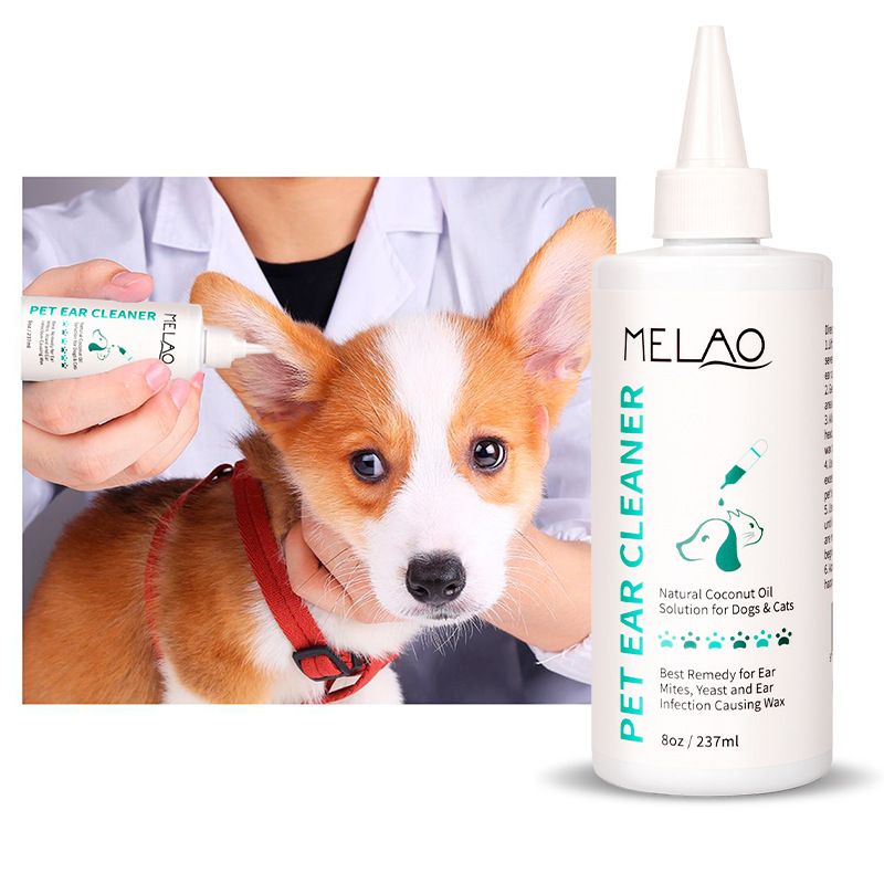越境ペット用耳洗浄液237ml 猫・犬用耳洗浄水 耳ダニ・耳垢除去 耳薬 カスタムOEM|undefined
