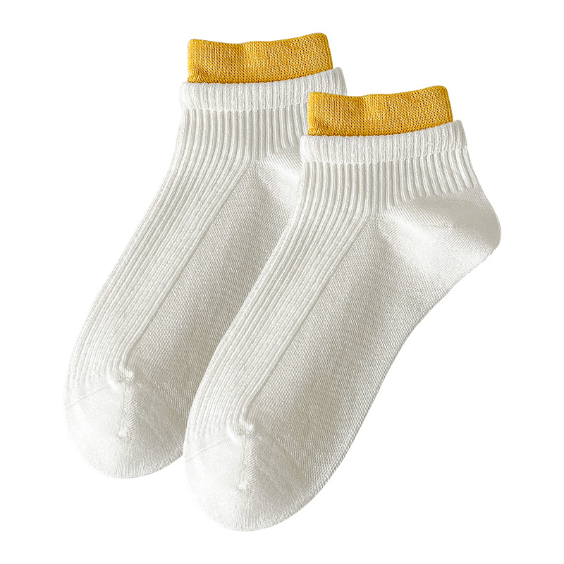 Calcetines de algodón para mujer calcetines de primavera y verano calcetines de tobillo finos de verano calcetines cortos de algodón de malla para mujer calcetines de mujer Zhuji