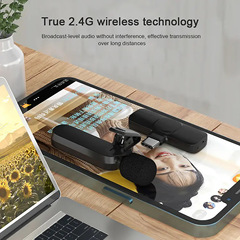 GAW-3GA 便攜即插即用無線領夾式麥克風降噪音視頻錄製迷你麥克風