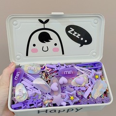 Purple Dopamine Star Hair Clip Headband Cute Side Bangs Clip for Women 2024 New Small Hair Clip Edge Clip