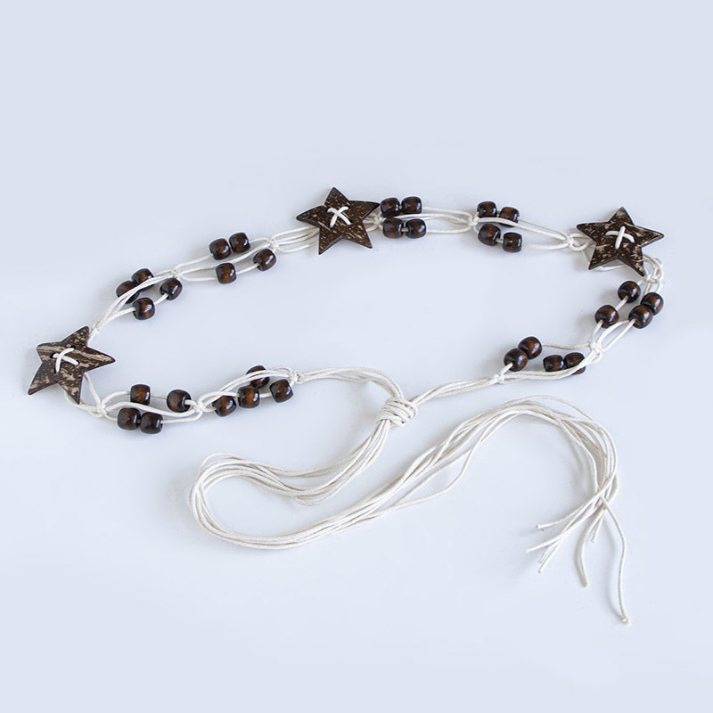 五角星椰壳腰绳1