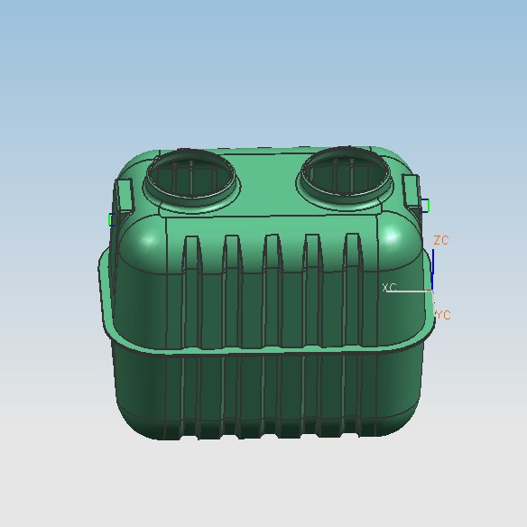 沼气池塑料桶注塑模具 环保PE化粪池模具制作 农村厕改沼气池模具