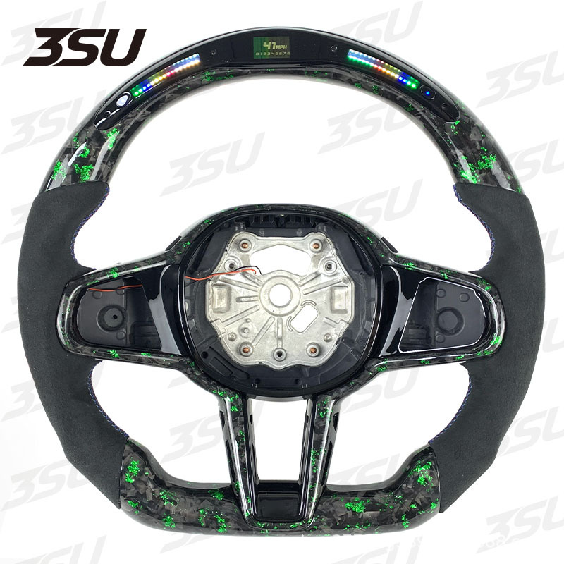 Suitable for Bmw New 1234 Series G20G22 Cs M4 Steering Wheel Modified Carbon Fiber Steering Wheel Shift Paddles
