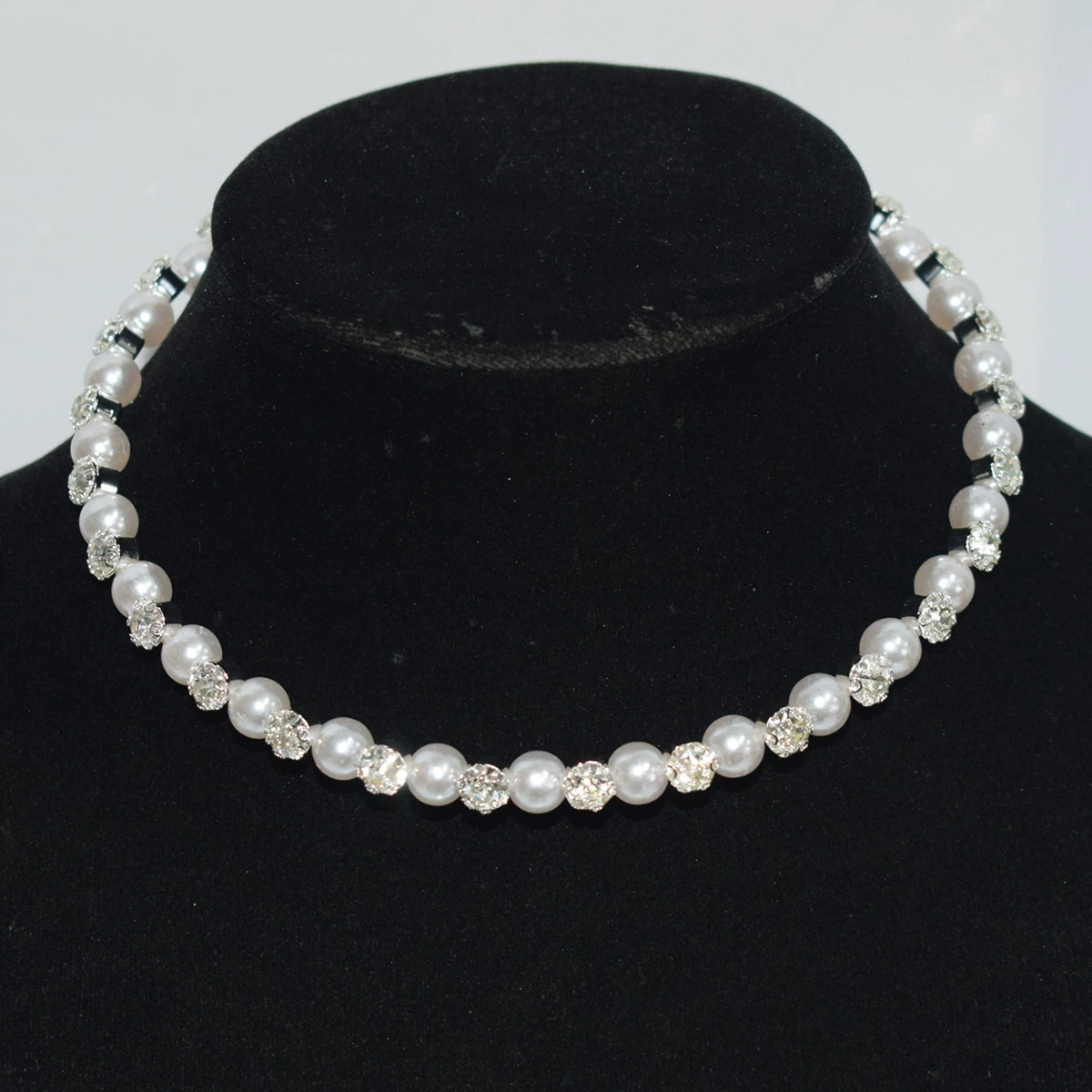 Комплект ожерелья для свадьбы TECAN Pearl: 3 предмета - ожерелье, браслет и серьги-гвоздики в серебре или золоте