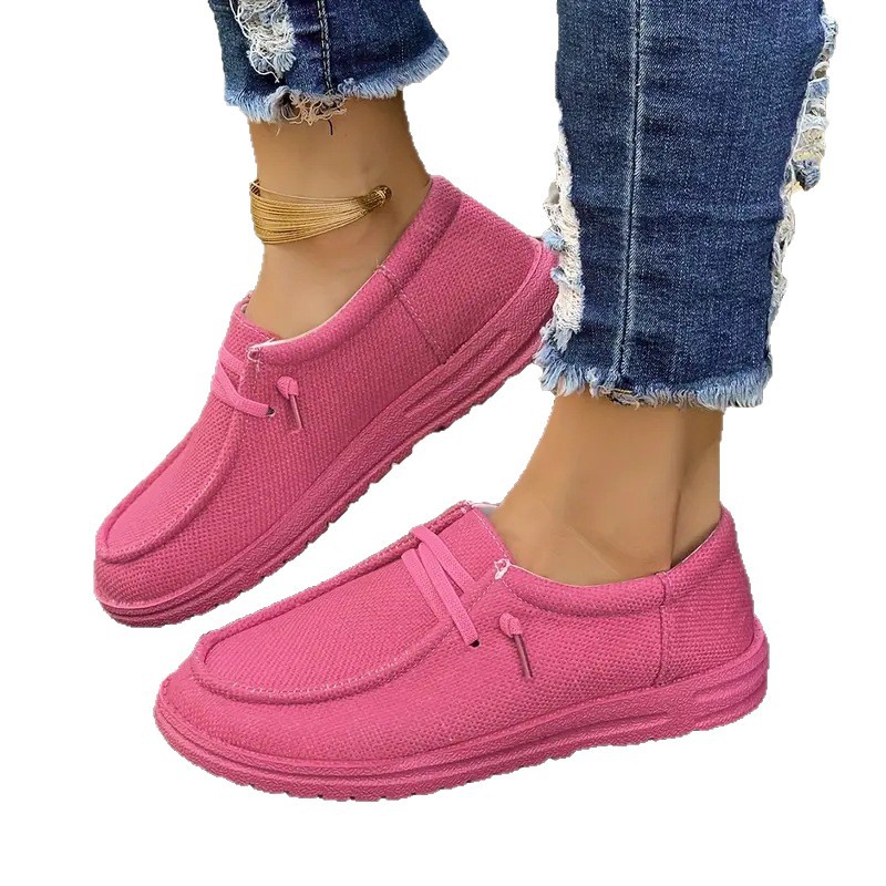 Comercio exterior zapatos casuales de gran tamaño para mujeres transfronterizos primavera y otoño nuevos zapatos europeos y estadounidenses con suela plana baja zapatos Lefour zapatos de mujer