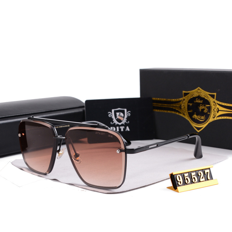 2025新款太阳镜双梁金属遮阳镜切边朋克太阳眼镜男女墨镜MACH SIX