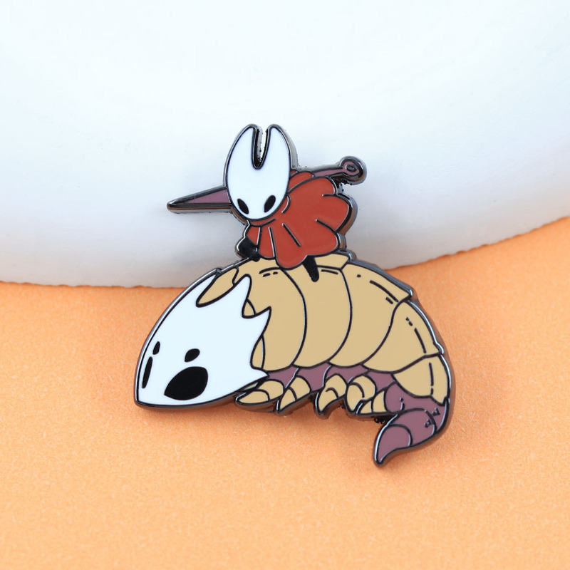 Game Merchandise Hollow Knight Silksong Brooch Creative Cartoon Alloy Badge Student Backpack Pin Accessory Game Merchandise Hollow Knight Silksong Brooch Creative Cartoon Alloy Badge Student Backpack Pin Accessory