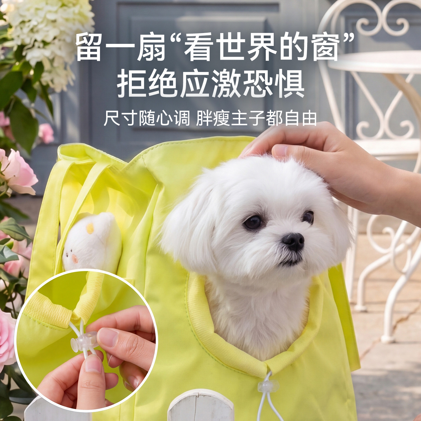 Primavera y verano muñecas estereoscópicas de dopamina tote bolsa de gato respirable bolsa de perro bolsa de salida bolsa de hombro para perros pequeños y medianos cuatro estaciones